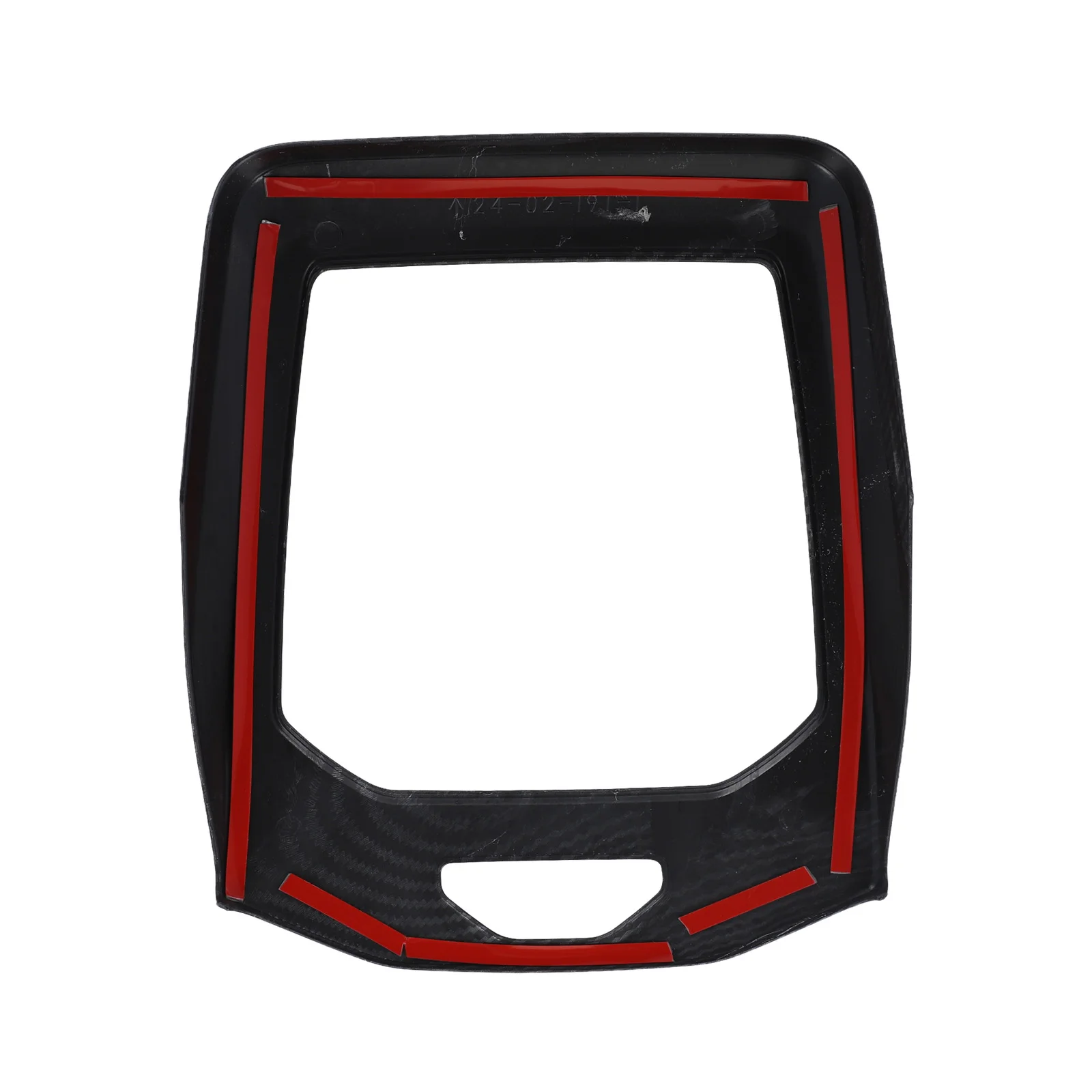 ABS Carbon Fiber Cover Center Console Cover Luxurious Design Enhances Vehicle Appearance Color Carbon Fiber Car Customization