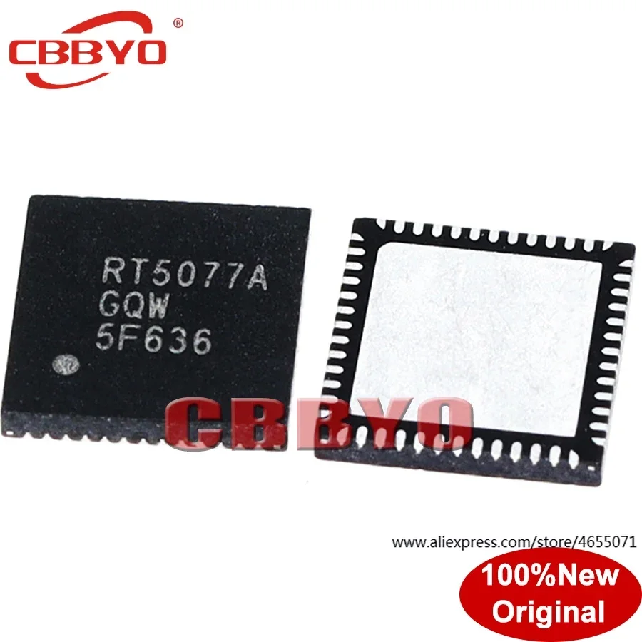 (2-5piece) 100% New RT5077A RT5077AGQW QFN-52 Chipset