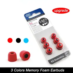 3 Pair Memory Foam Ear Tips Comfortable In-Ear Earbuds Noise Isolating Eartips Ear Pads For Earphone Headphones
