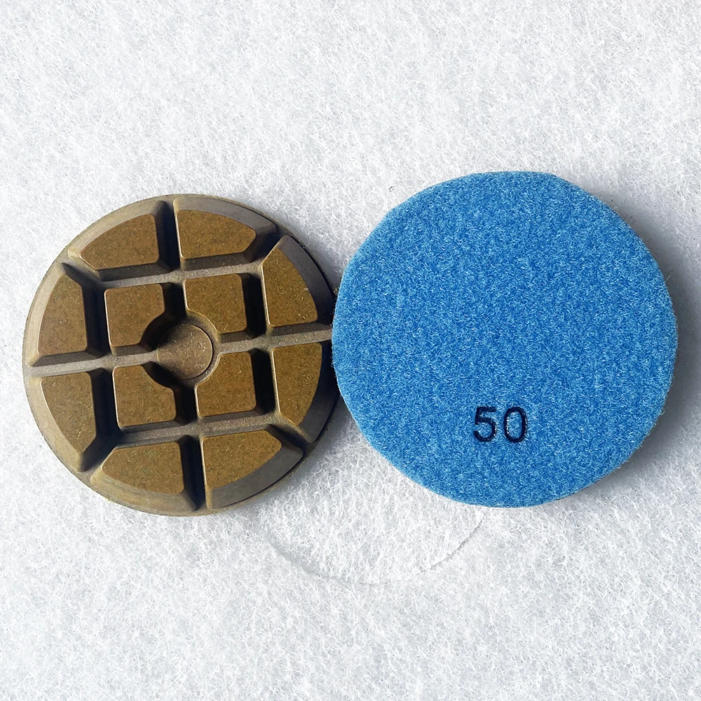 4 Inch 100mm Diamond Floor Grinding Block Polishing Pad For Grinding Concrete Cement Stone Floor