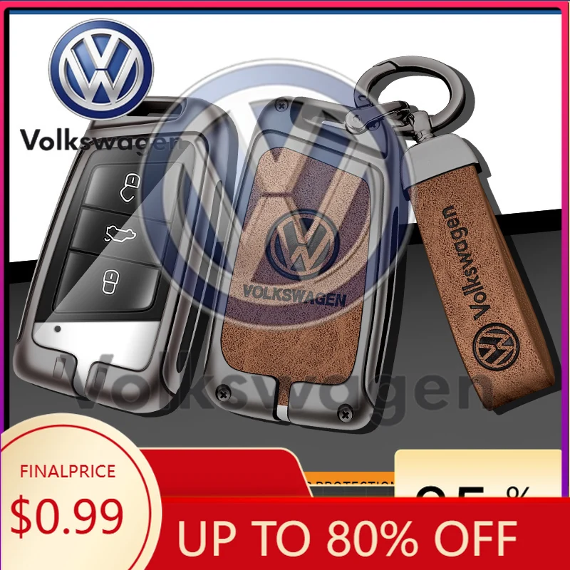 

Наклейка на автомобиль для VOLKSWAGEN, металлический кожаный чехол для ключей, защитный чехол для VW Volkswagen Magotan Magotan GTE Passat B6 B7
