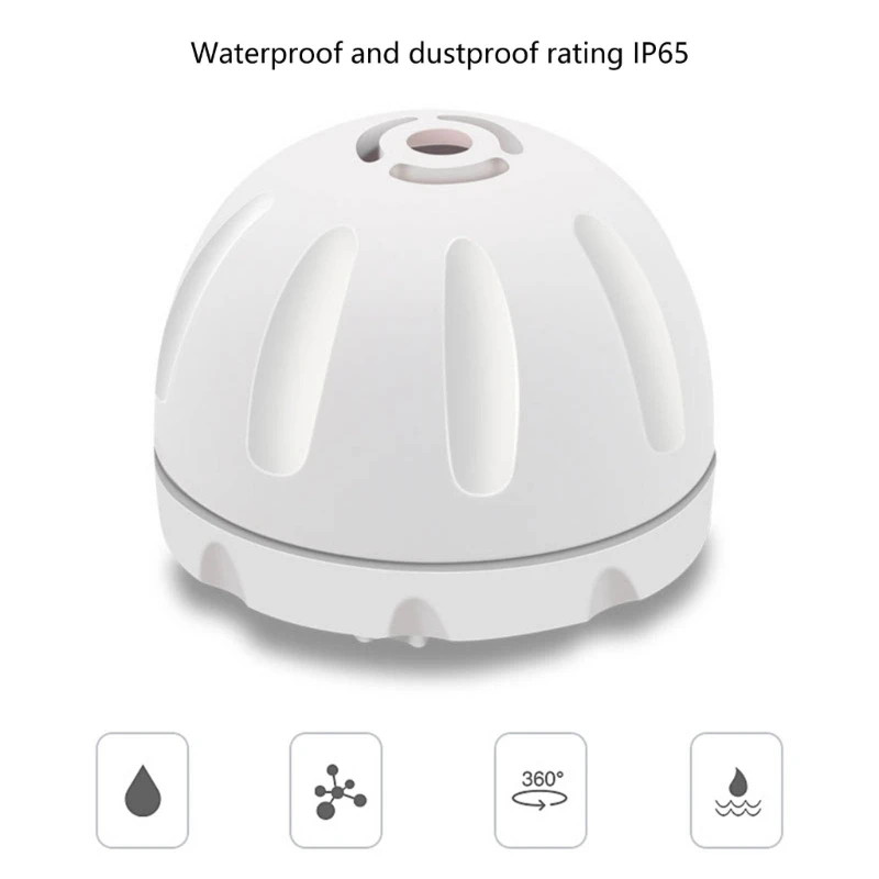 DXAB Water Detector Waterproof Leak Detector Alarm for Basement Bathroom