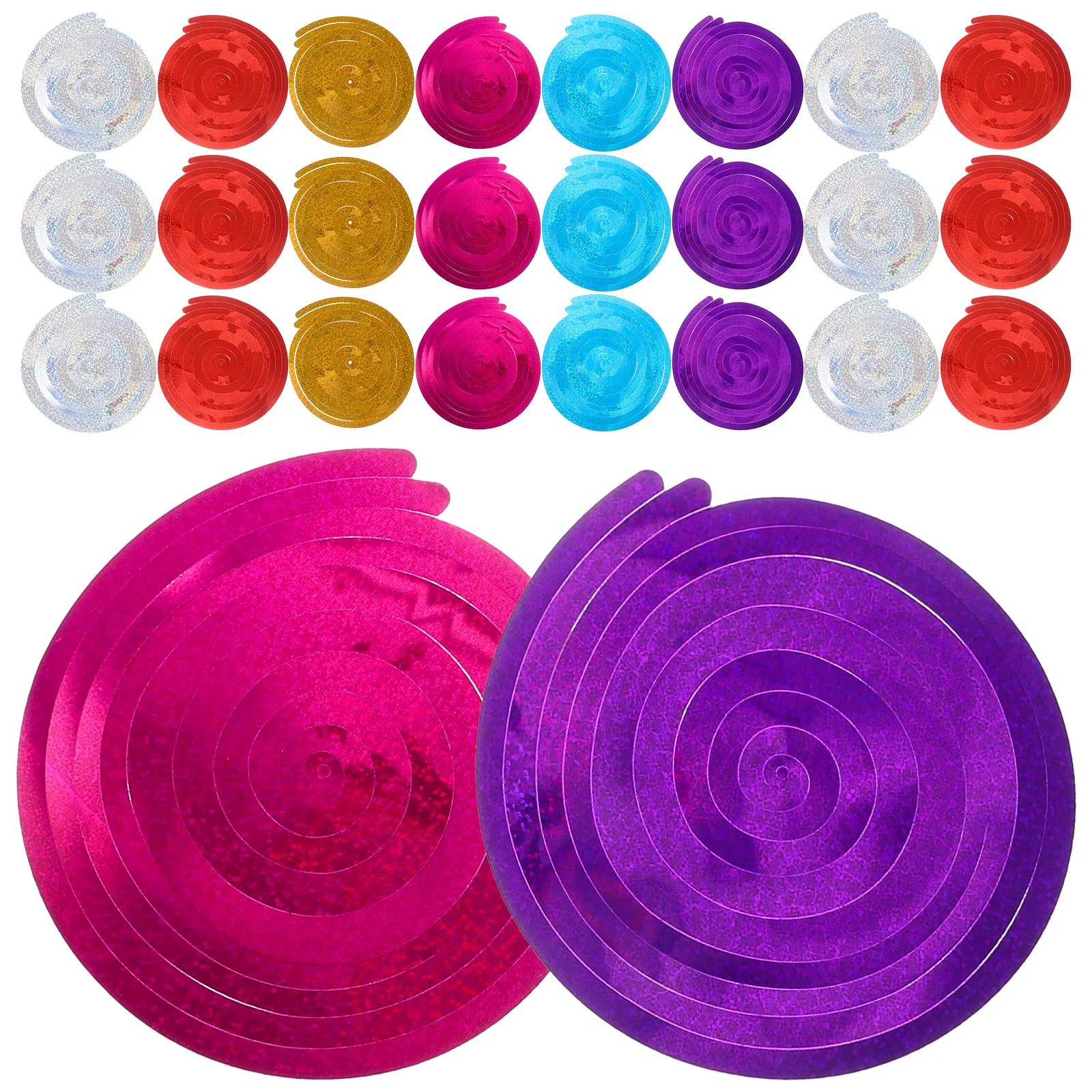 

5 set Hanging Swirl Decorations Colored Spiral Ceiling Party Decor For Wedding Birthday Christmas Shower Graduation Event