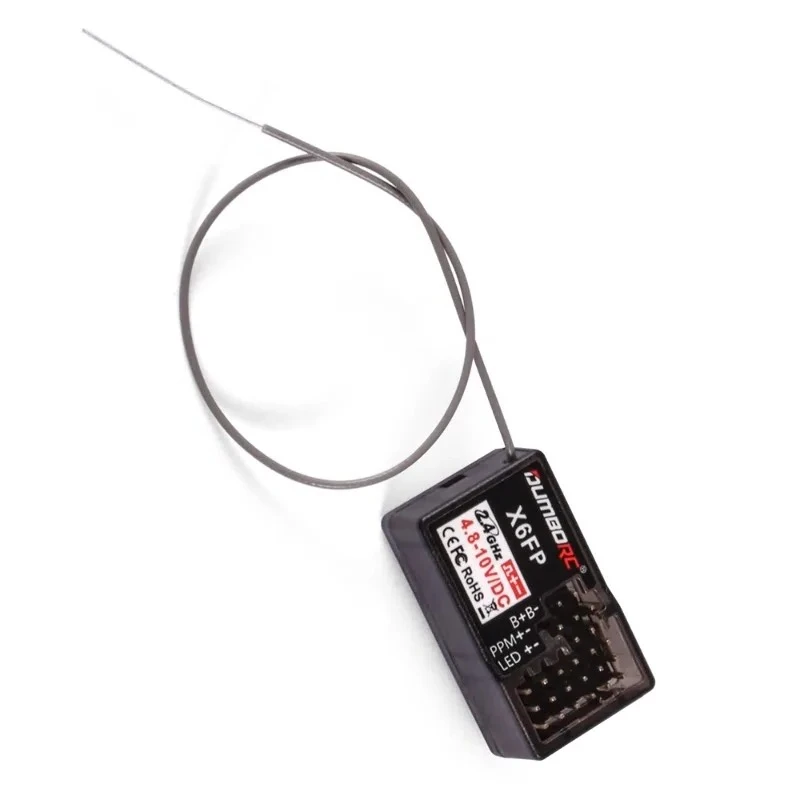Original DUMBORC X6FP P6FP P6FPG 2.4G Receiver - Wireless Coach Voltage Return Reverse Polarity Protection for RC Models