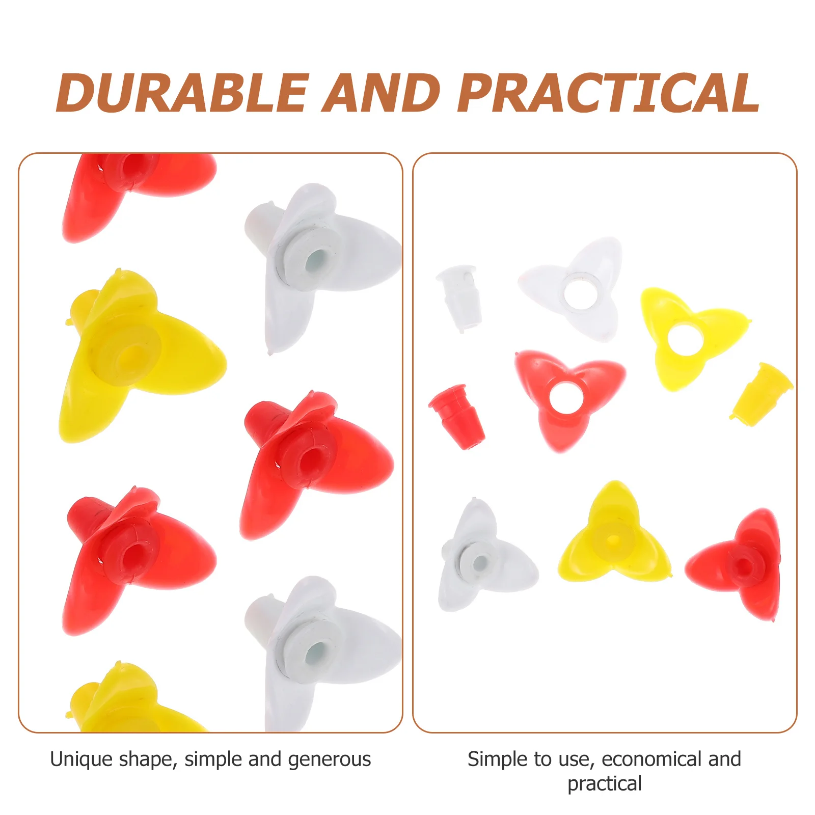 

15pcs Flower-Shape Feeder Plastic Plastic Bird Feeder Bird Feeders For Outdoor Garden Decor Feeding Tool Accessory