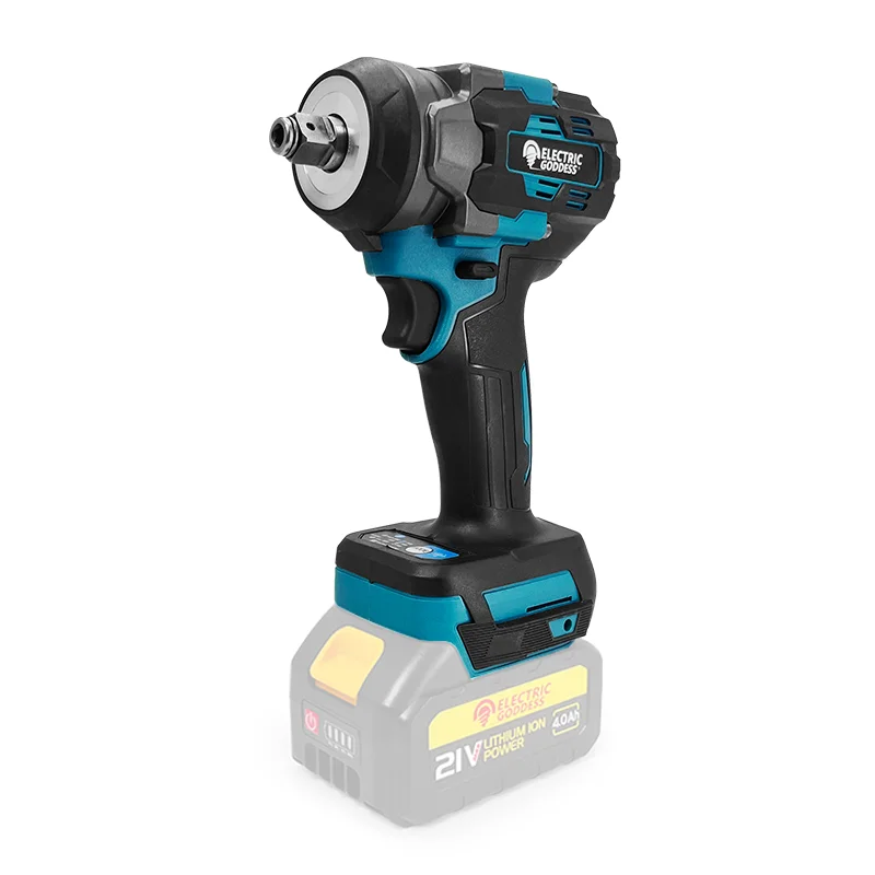 

1/2 Inch 500NM Brushless Electric Wrench 4 Gears Cordless Electric Screwdriver Car Repair Power Tool for Makita 18v Battery Pin