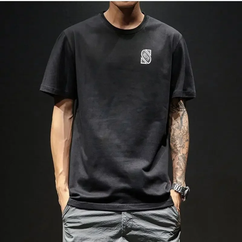 

Футболка для мужчин, повседневные хлопковые футболки на четыре сезона, футболка с короткими рукавами в стиле аниме в стиле хип-хоп, манга, уличная одежда, топы Y2k