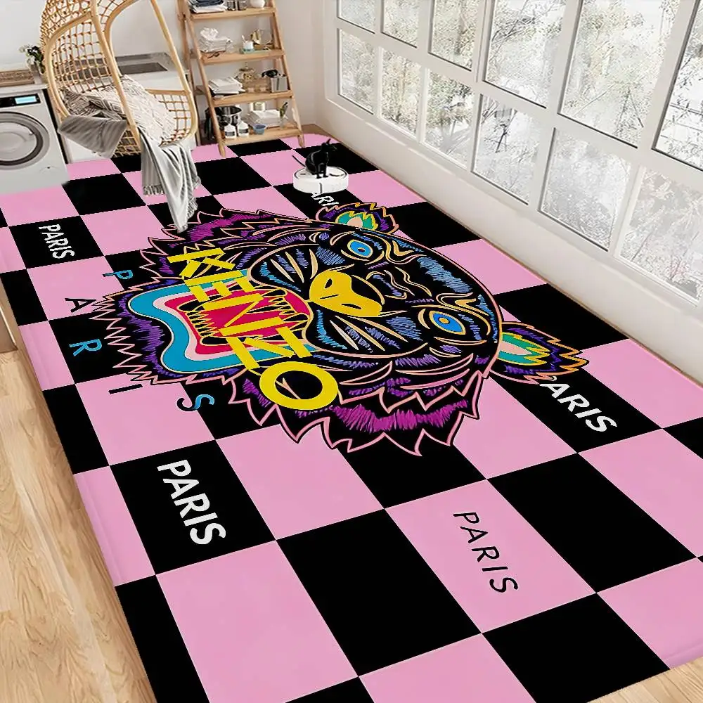 Tapete de porta Imprint Tiger K-Kenzo, estilo nórdico, para quarto, sala de estar, varanda, antiderrapante, alfombra