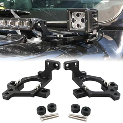 A-Pillar Hood Work Lights Mounting Bracket for Jeep Wrangler JL  2018-2021 Windshield Hinge LED Light Bar Mount Brackets