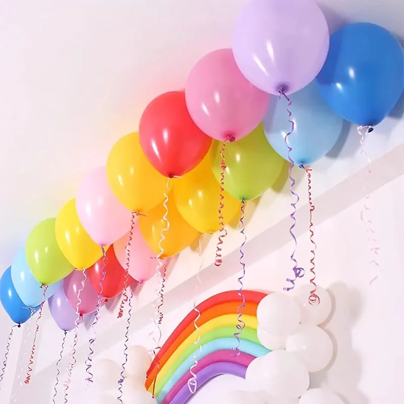 2/5 Stück 10 m Ballonband Geburtstagsfeier Hochzeit Zubehör Ballonband Geschenke DIY Party Dekoration – Detail 3