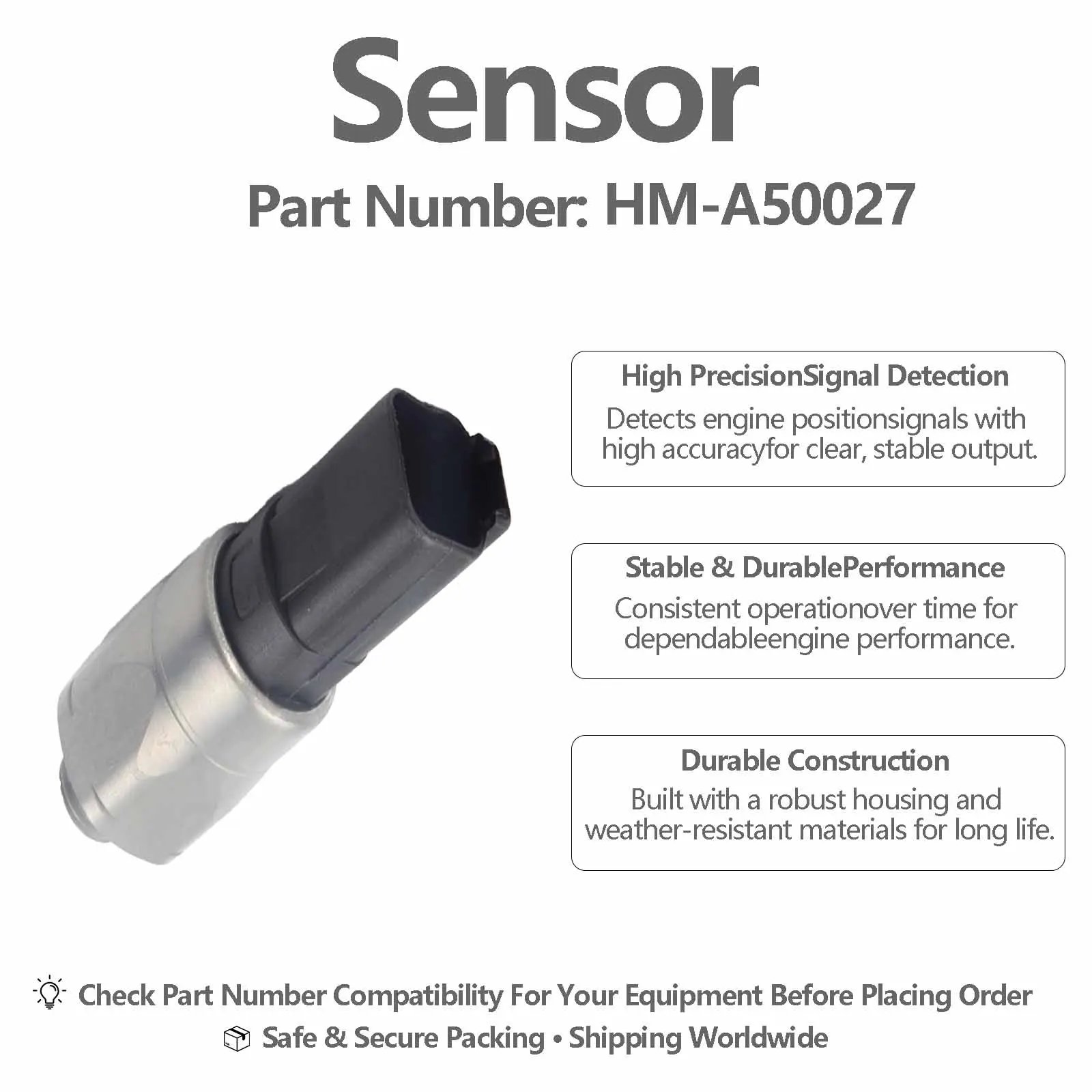 HM-A50027 170530 Oil Pressure Sensor For SANY Crawler Excavators