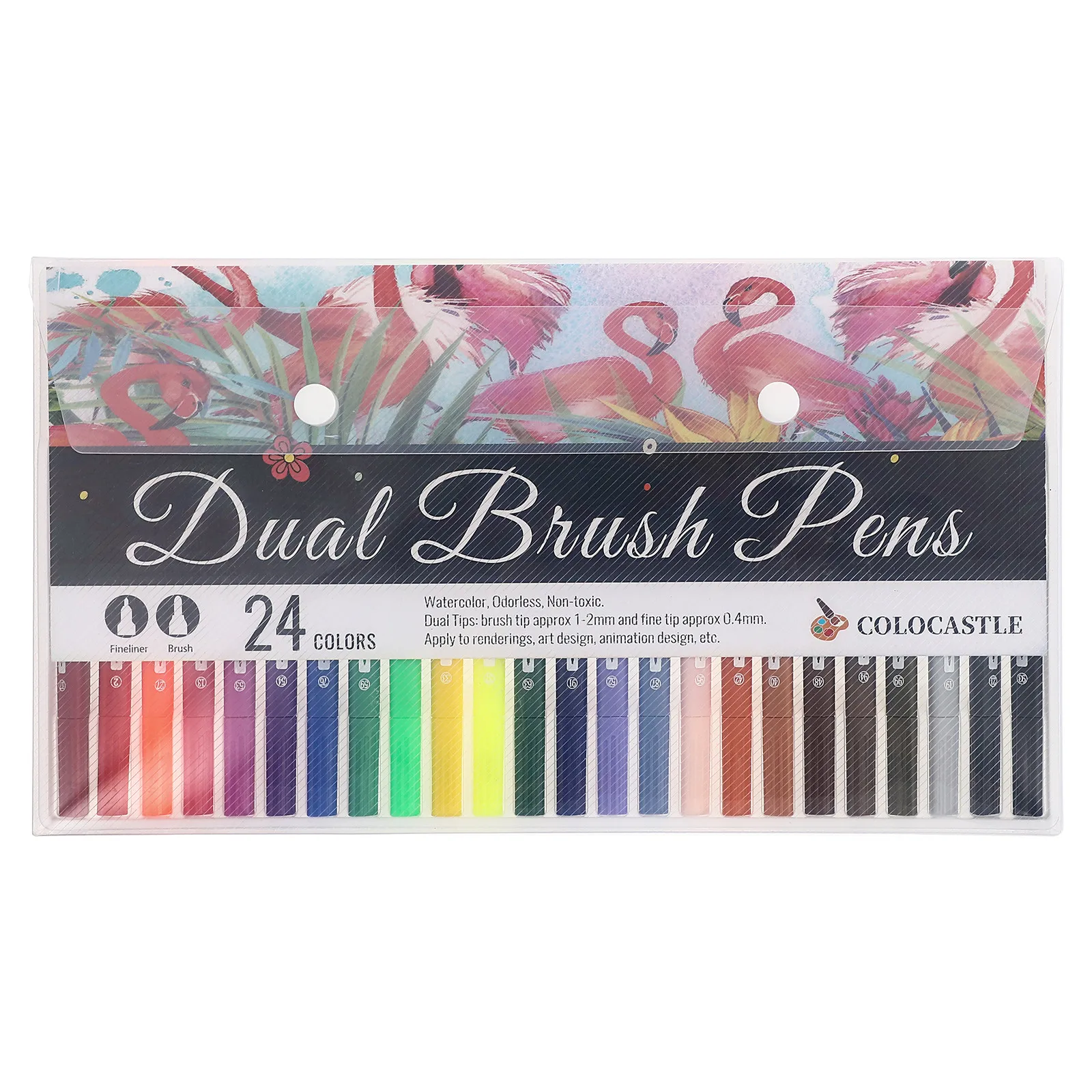 80-Color Double-Headed Watercolor Markers Set Professional Fine Tip Drawing Pens Portable Sketching Tools for Artists Beginners