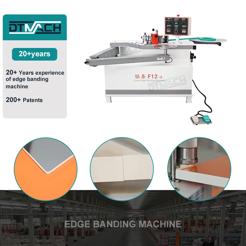 

wholesale wood board pvc straight curve woodworking automatic edge banding machine