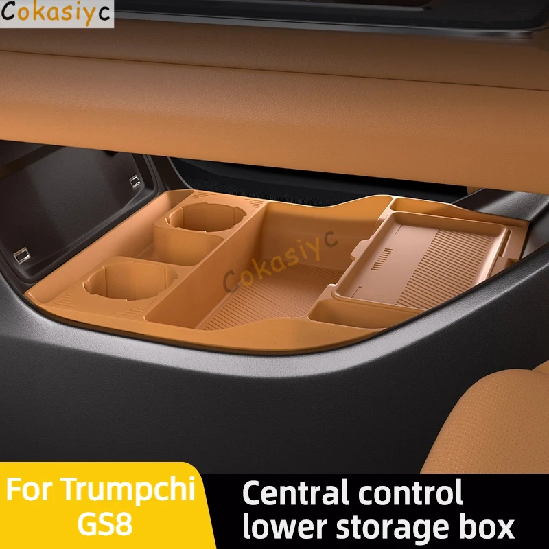 

Для Trumpchi GS8 силиконовый ящик для хранения центральная консоль под слоем модификации специальный органайзер для аксессуаров для салона автомобиля