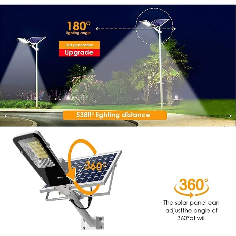 Imagem -05 - Jvee Led Luz Solar ao ar Livre Ip65 Luzes à Prova Dip65 Água Casa Rua Jardim Quintal Segurança Luz Solar Iluminação Lâmpada de Parede