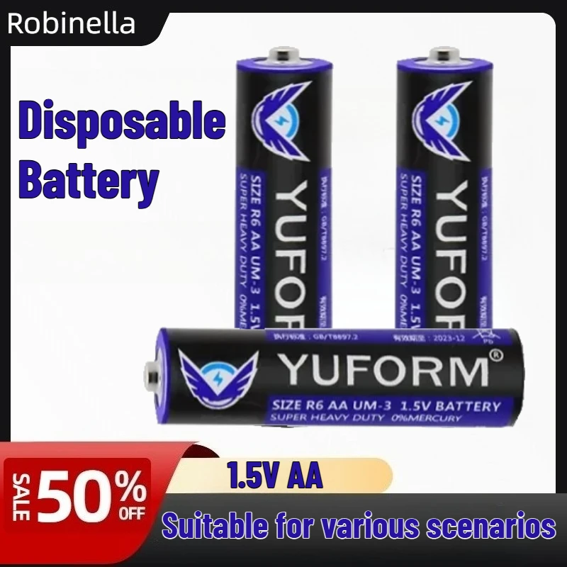 

Versatile 1.5V AA Alkaline Dry Battery for Multiple Uses: Lighting, Entertainment, Personal Care, Computing Battery