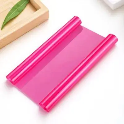 

30 X 120Cm Headlight Tint Film Pink Stretchable Water Resistant Self Adhesive Tail Fog Lights Vinyl Protective Scratch Film