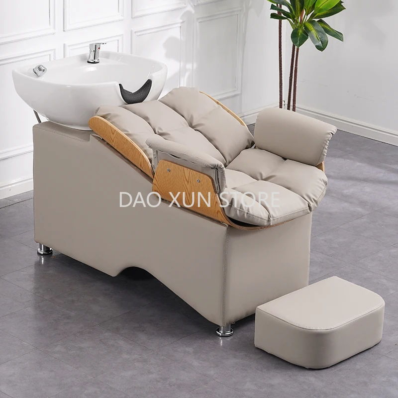 

Head Spa Hair Washing Bed Luxury Massage Comfort shower head Shampoo Chair Salon lounge Behandelstoel Salon Equipment