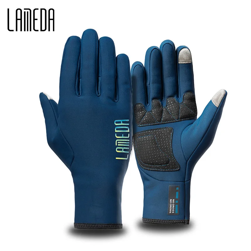 AliExpress LAMEDA Thermal Cycling Gloves Winter Warm Full Finger Touchscreen Anti-Skip Bicycle Race Mountain Road Bike Gloves for Men Women