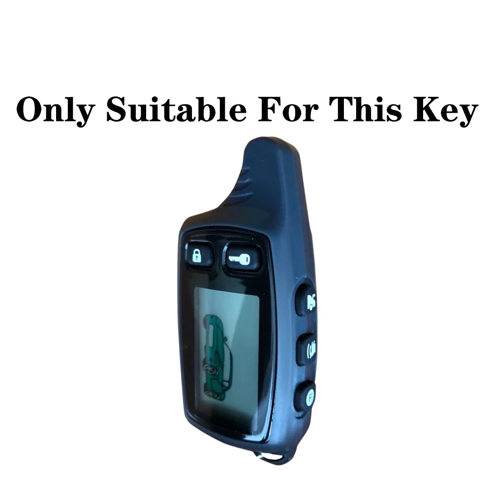 Hot Sales New Silicone Key Case For Tomahawk TW9010 TW9020/TW4000/TW701 LCD Remote Keychain Fob Cover Two Way Car Alarm System
