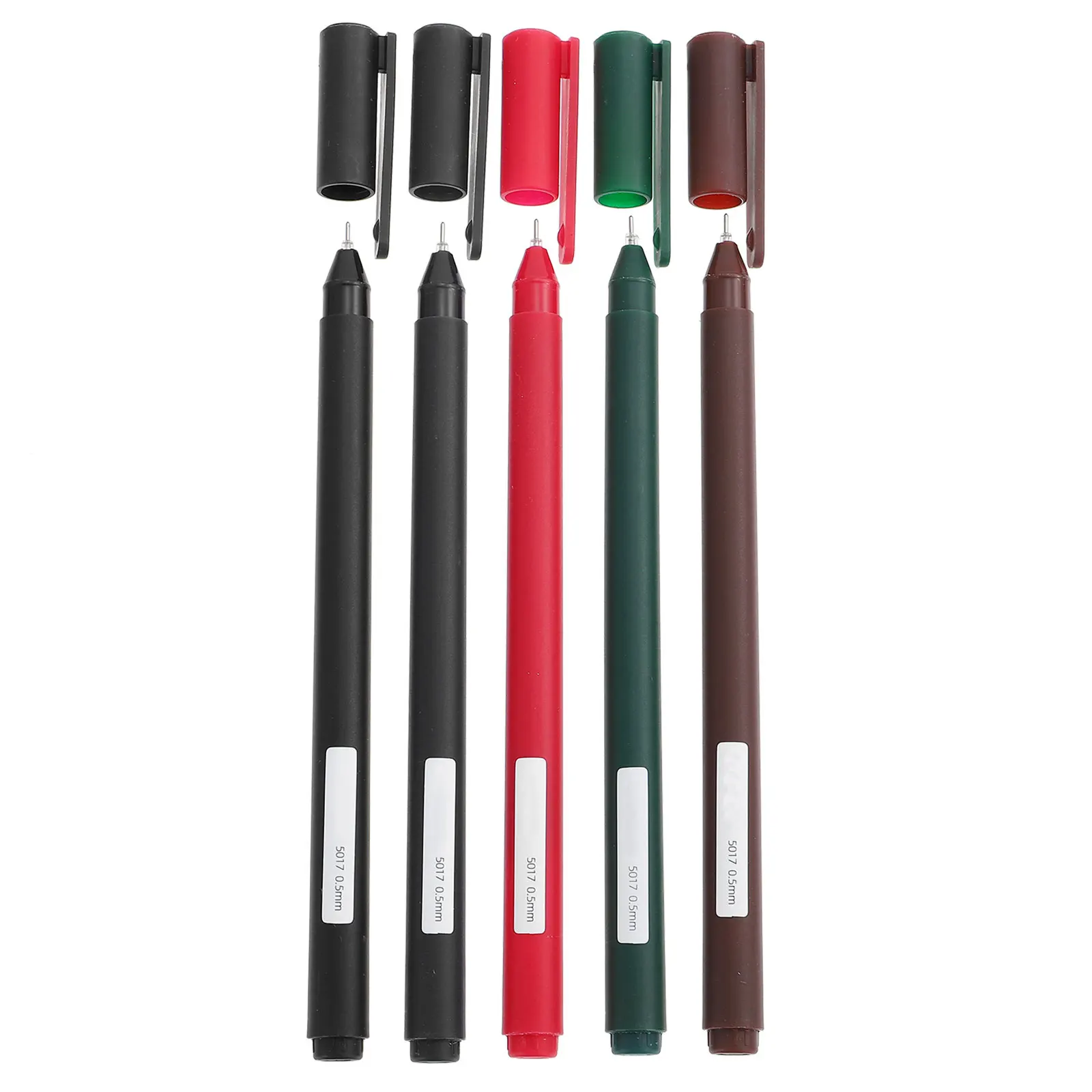 

5Pcs Multi Function Gel Pens Smooth Writing Experience Full Needle Nib Easy to Hold Practical Gift for Students and Offices