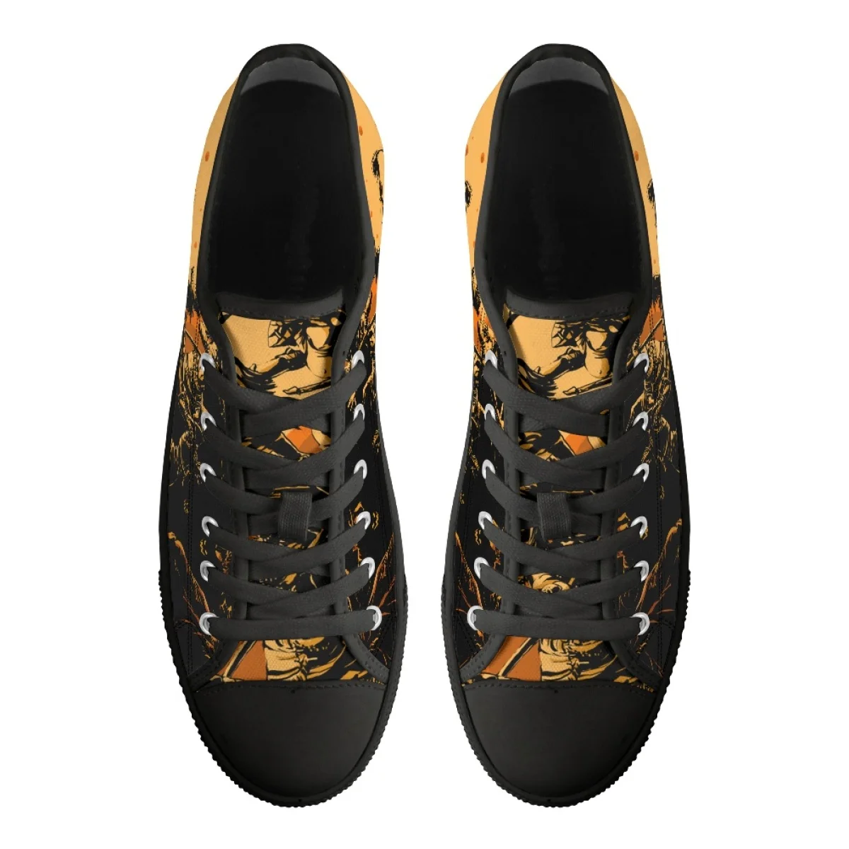 Herbst neue Damen Freizeit schuhe klassische Low-Top-Leinwand Schuhe heiße Halloween Kürbis Muster Outdoor-Sportschuhe für Schulmädchen