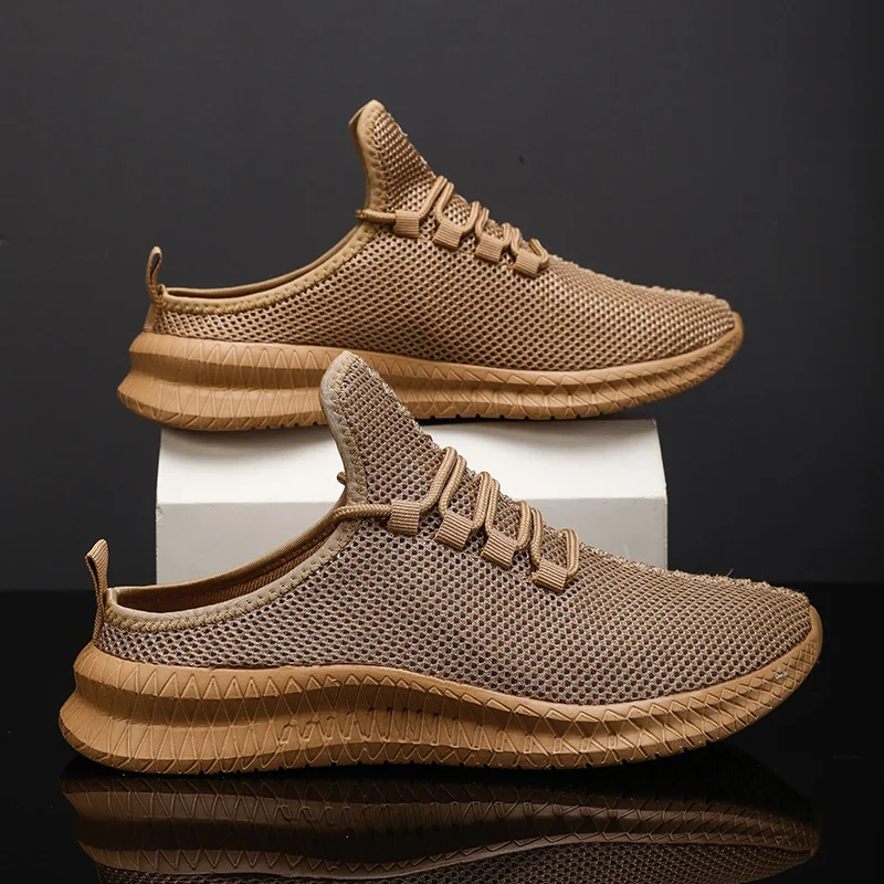 

ELUVA Men's Loafers 2025 Breathable Walking Shoes Lightweight Mesh Sneakers Non Slip Comfortable Shoes for Men Outdoor Slip On