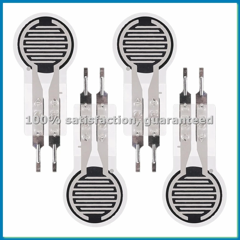 4Pcs Thin Film Pressure Sensor 20g-2Kg High Sensitivity Force Sensitive Resistor Force Sensor Pressure Sensors-A51M