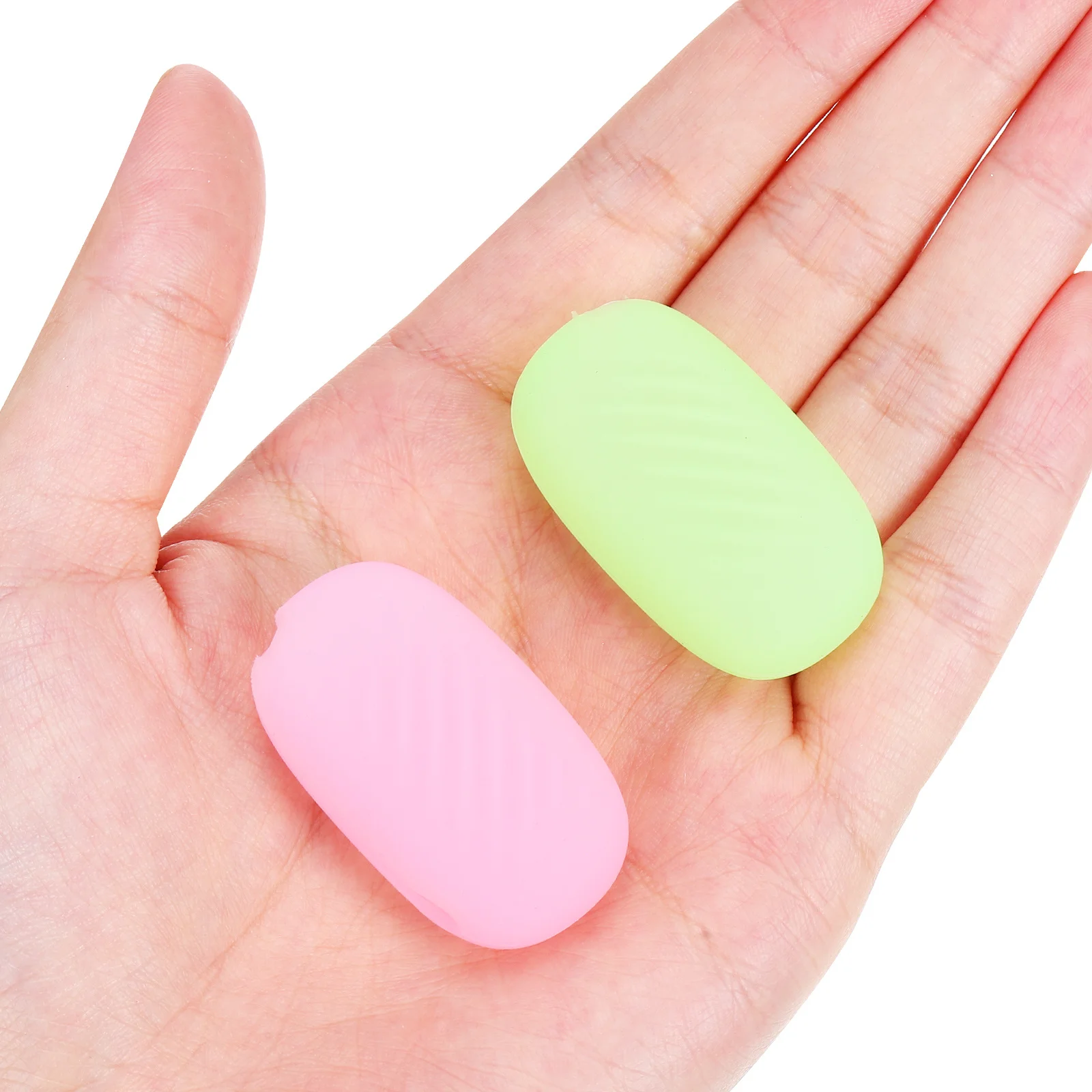 20pcs Silicone Toothbrush Caps Dust Water Resistant Protective Covers Travel Home Outdoor Soft Compact Lightweight Easy Carry