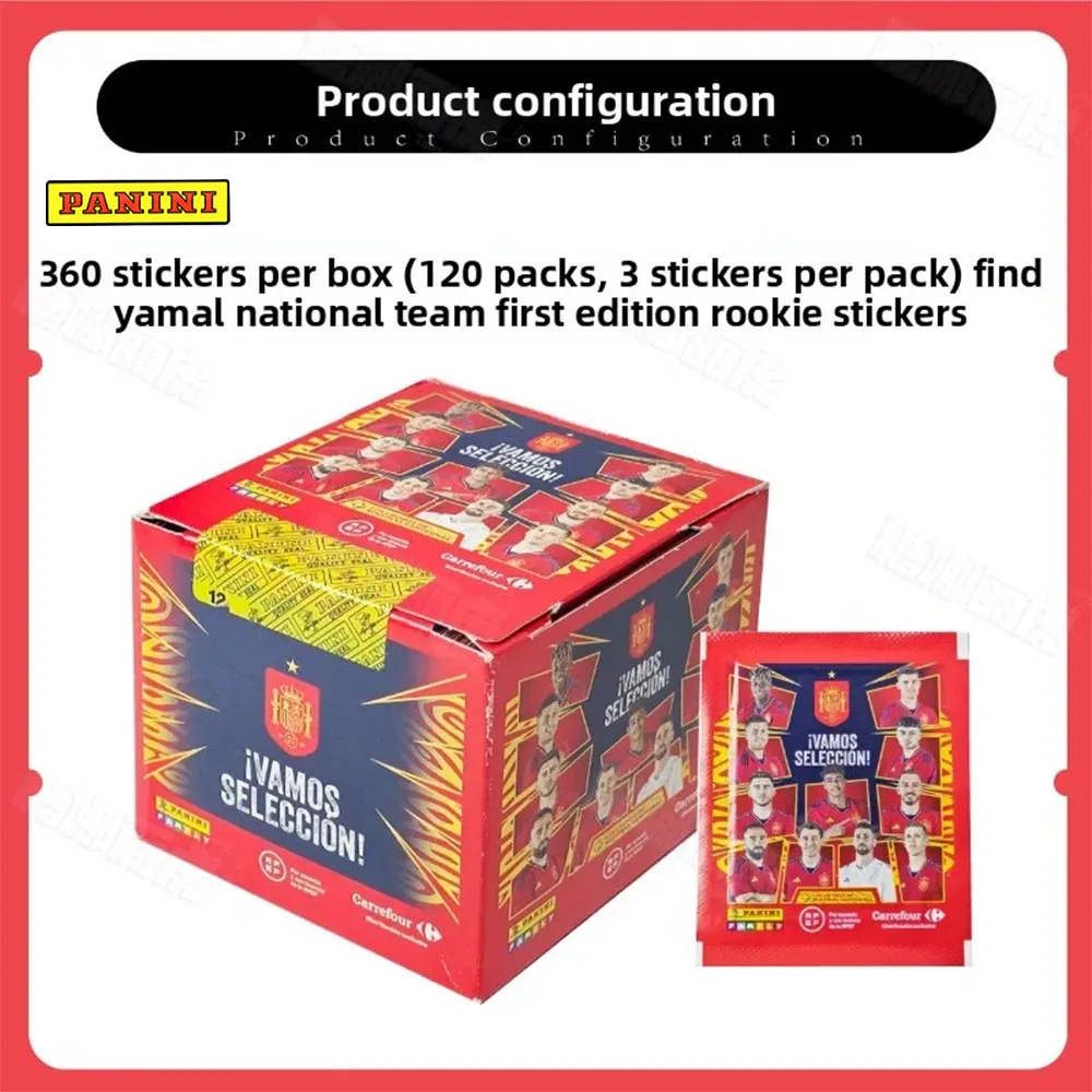 2024 Panini Spain National Football Team Stickers Rare Flash Hobby Collection Holiday Gift for Soccer Fans