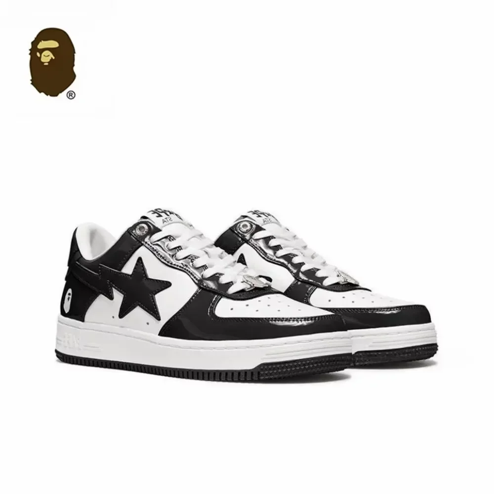 New A BATHING APE Sta Men Women Skateboarding Shoes Classic BAPESTA Casual  Rubber Bottom Couple Unisex Sneakers