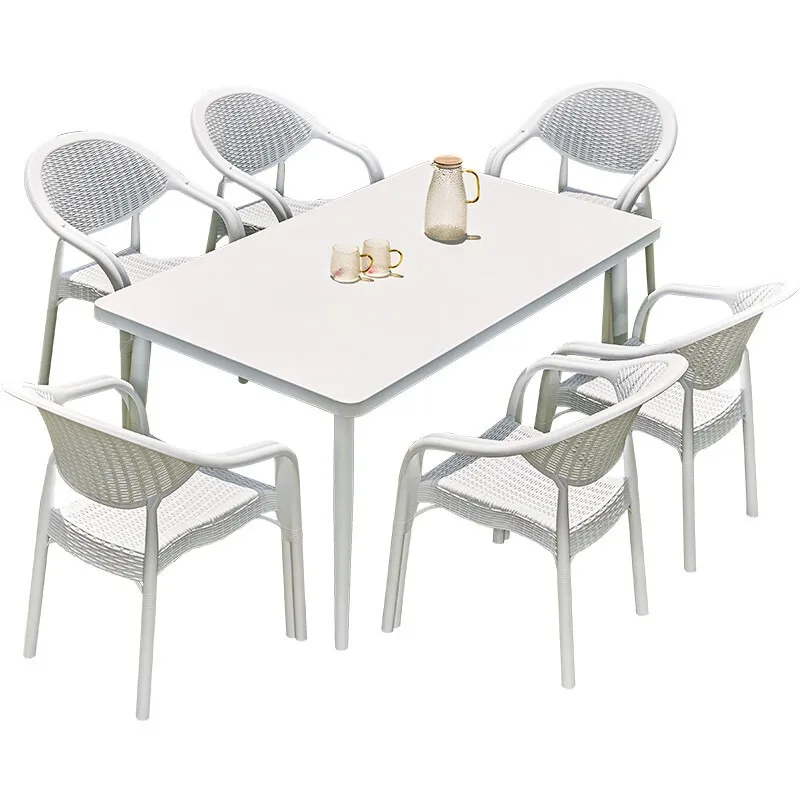 

Outdoor table and chair courtyard outdoor villa table and chair combination