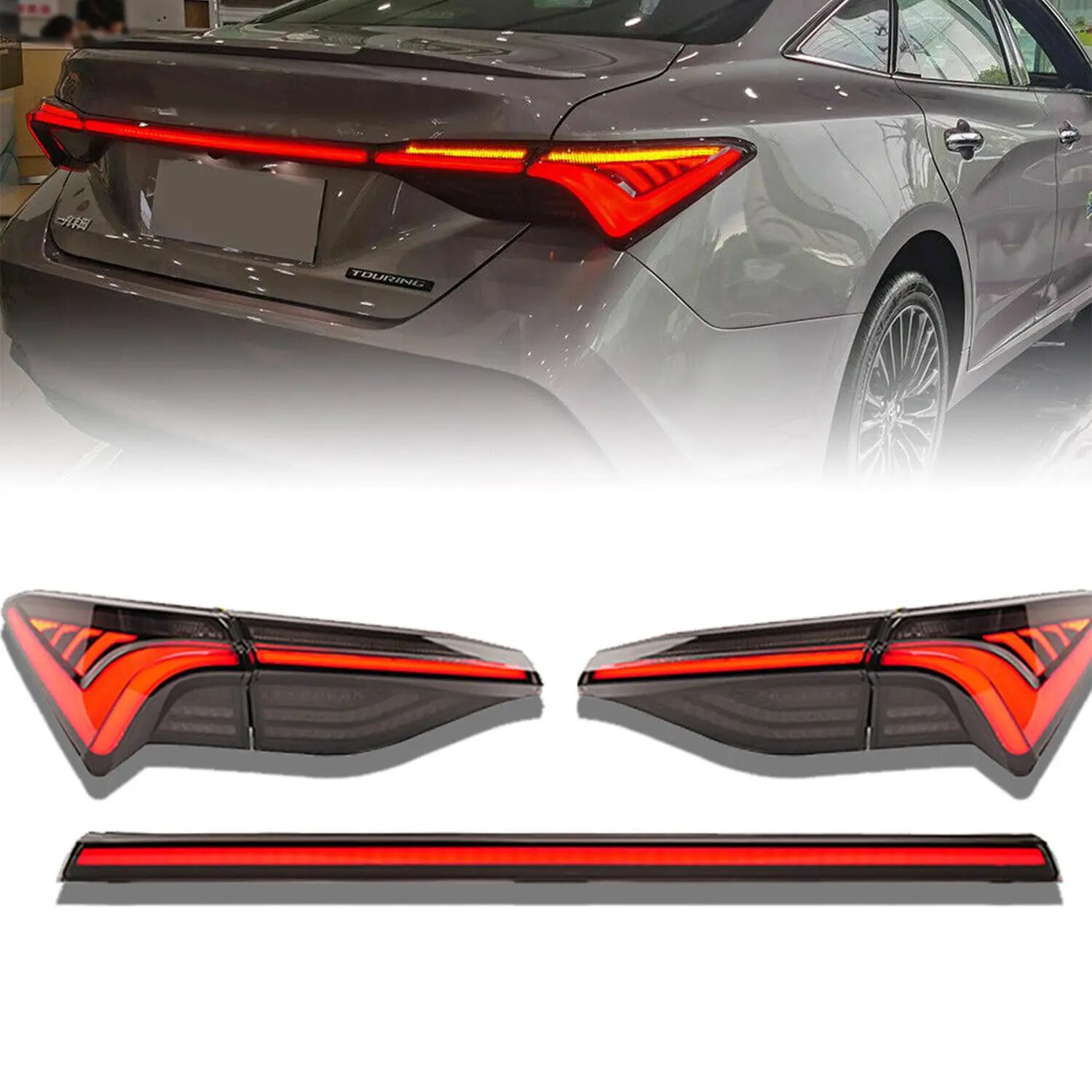 

LED Tail Lights for Toyota Avalon 2019-2022 Modified Taillights Mod Rear Lamp Assembly