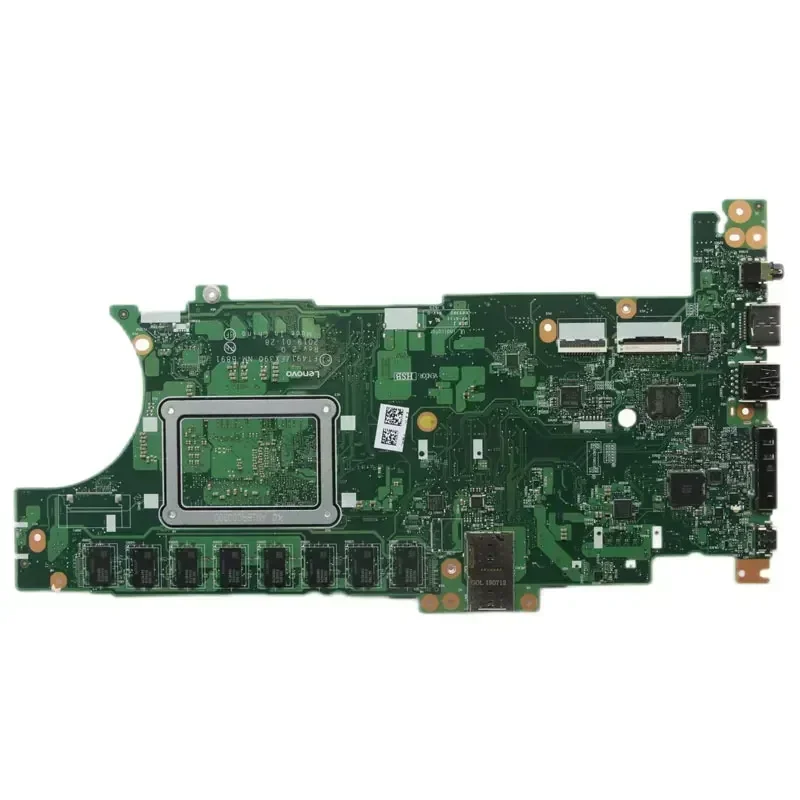 For Lenovo ThinkPad X390 T490S Laptop Motherboard NM-B891 Notebook Mainboard With I7-8665U CPU RAM 16G 100% Tested Okhigh Qualit