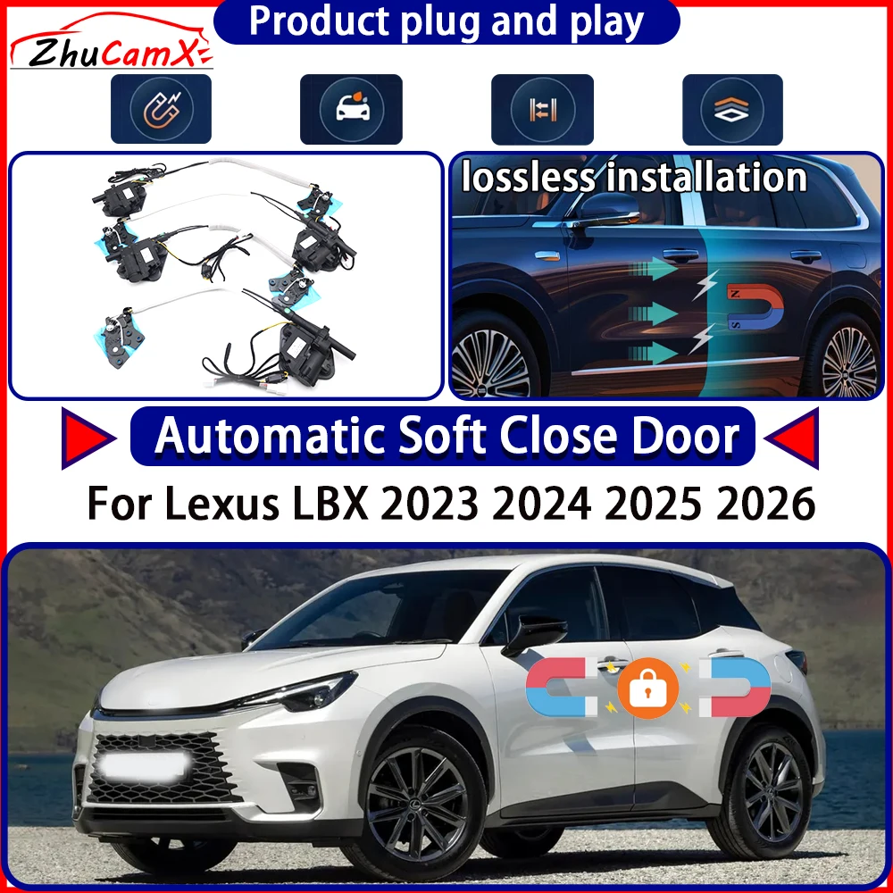 Electric Door Lock Actuator for Lexus LBX 2023 2024 2025 2026 Soft Close Door Kit Power Latch System Auto Pull Door Easy Close