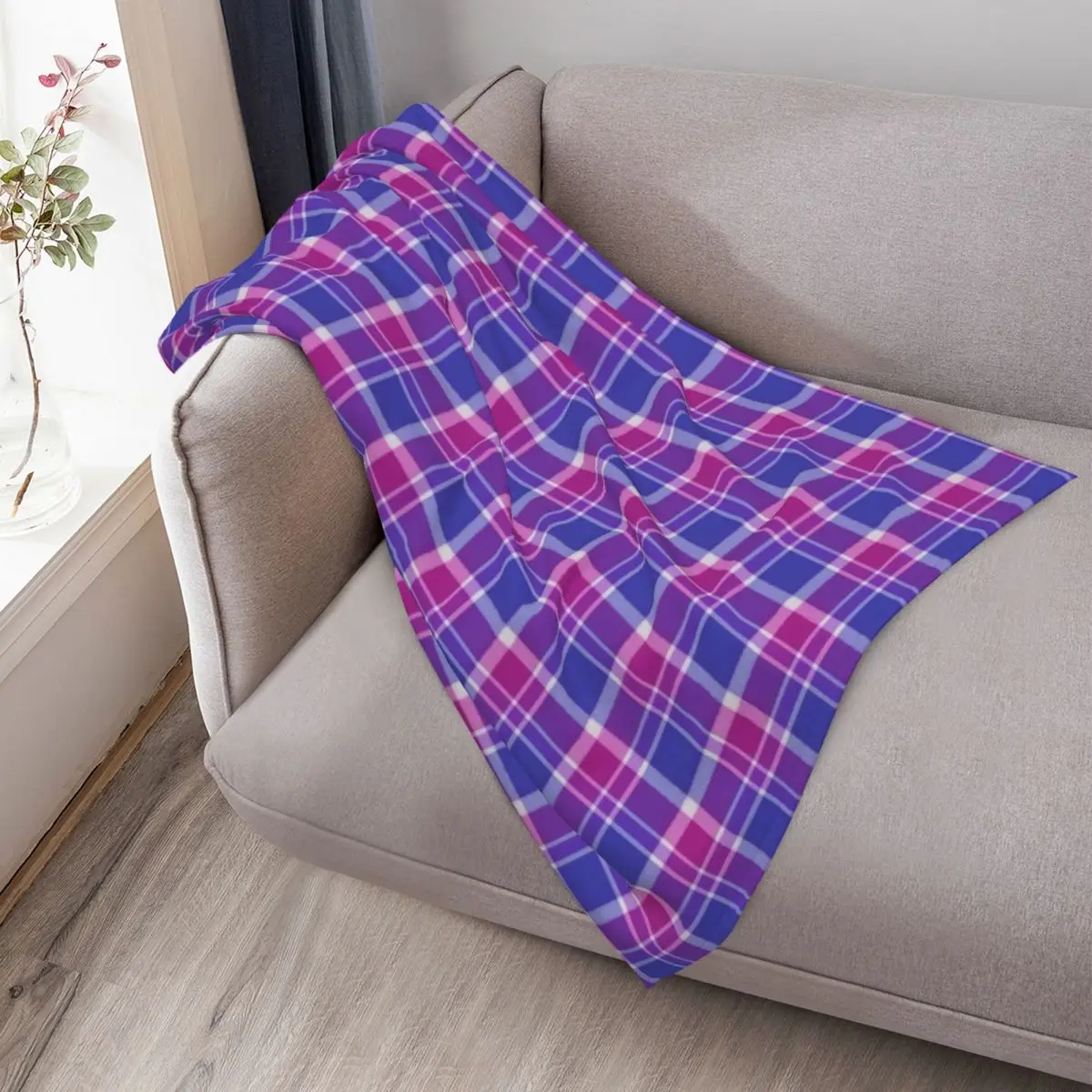 PRIDE PLEID - بطانيات ثنائية رمي الأربعاء لبطانيات قيلولة فروي للأطفال