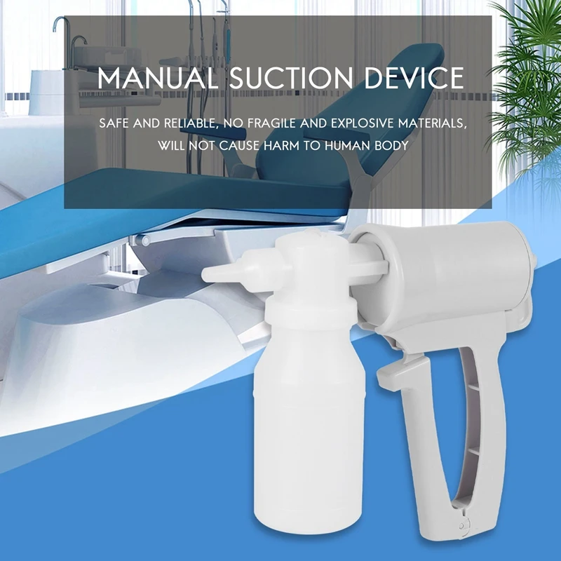 Aspirador portátil à mão do escarro para a obstrução, idoso manual home, catarro livre para o tubo do oxigênio, expectoração