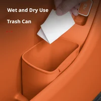 Boîte de rangement pour porte de voiture en silicone BLALION, poubelle multifonctionnelle, seau de rangement pour porte de voiture, organiseur de parapluie pour accessoires de voiture 5