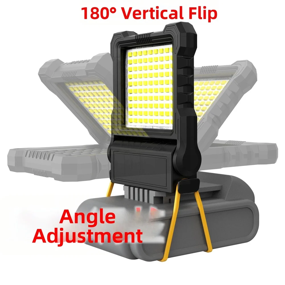 12-72V LED Work Light Adjustable Angle Rotatable 710LM For Night Work Light 72V Li-ion Battery Power Tool
