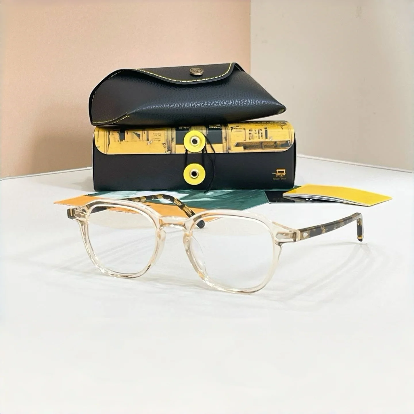 Vintage Classic Square Sunglasses Fashion Acetate Eyeglasses Frames For Men Women Outdoor Driving Travel UV400 High Quality