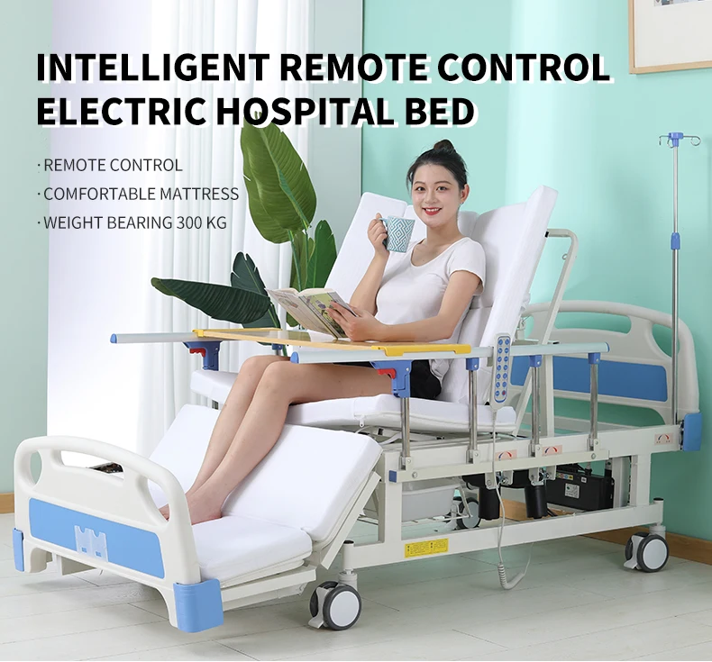 Factory Wholesale clinic nursing home use toilet for patient medical single crank hospital bed