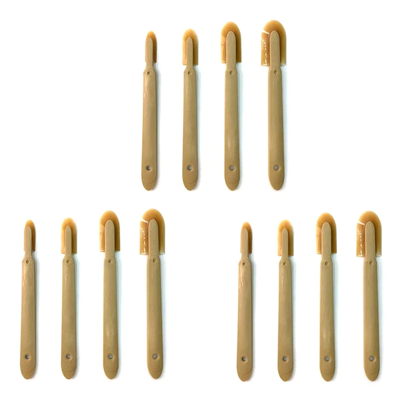 A98E-12PCS Different Size Rubber Caulking Tool,Caulking Spatulas Caulk Finishing Tool For Tiles Sink Joint Skirting