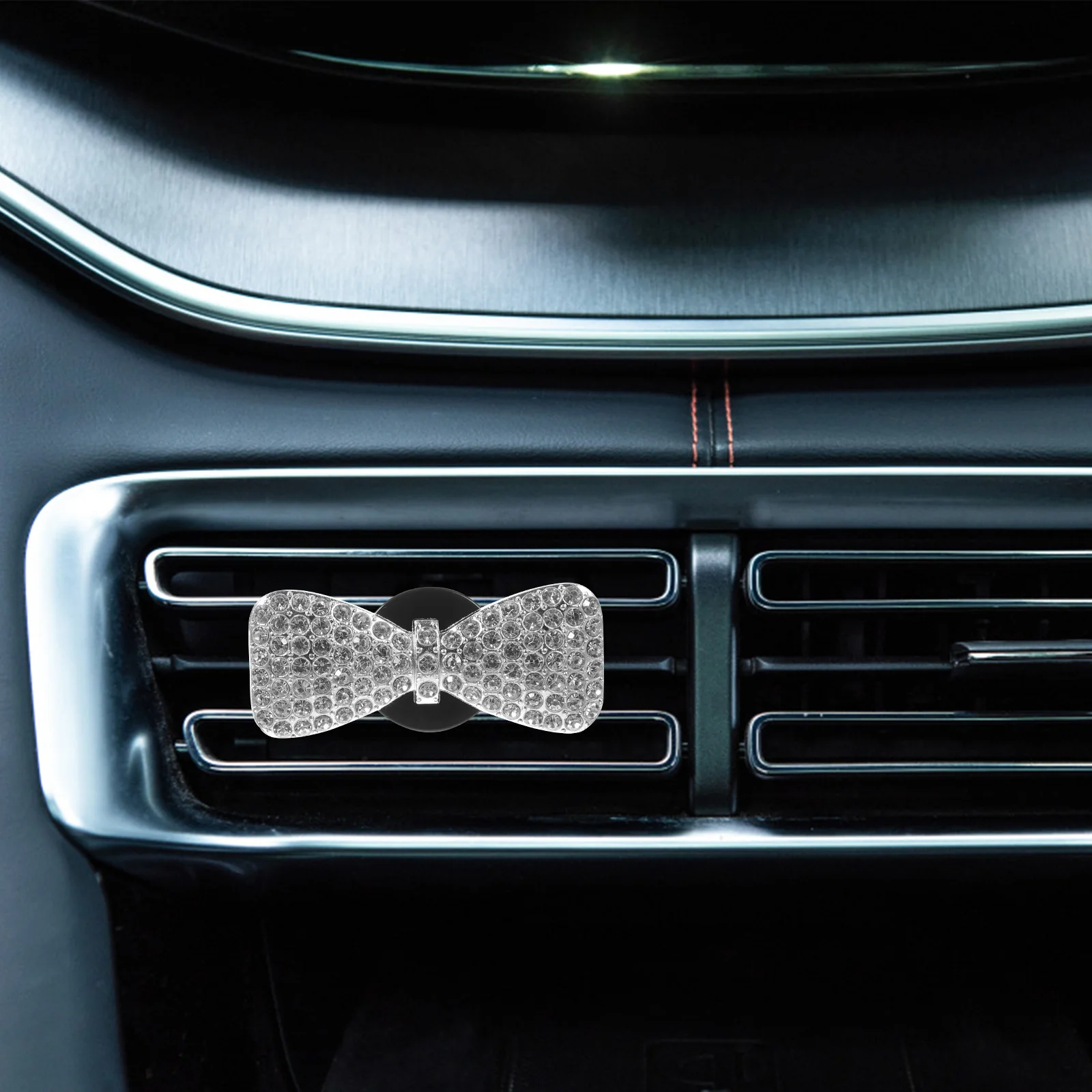

4pcs Car Air Freshener Vent Clips Bling Crystal Decorative Accessories Aesthetic Interior Durable Scratch-Proof Vent Clips High