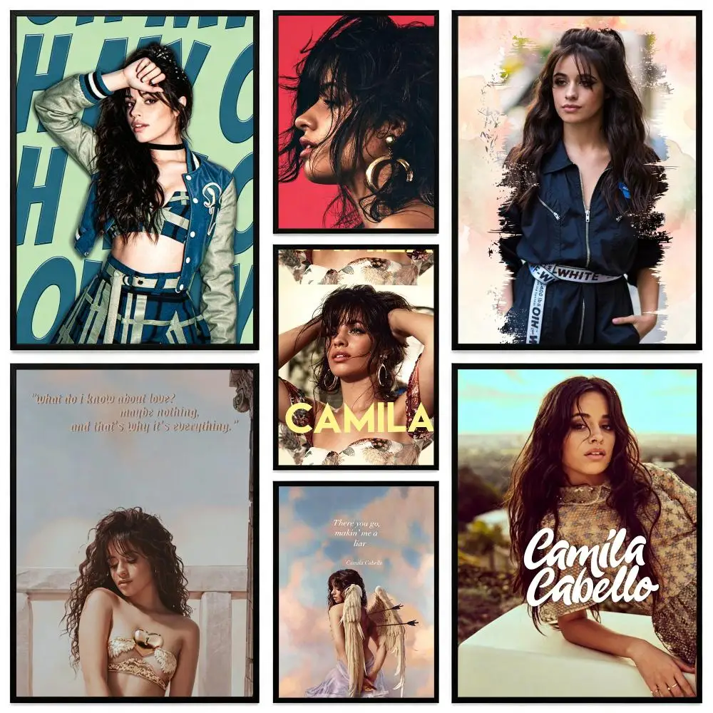 Music Camila Cabello Poster Poster HD Printing Modern Minimalist Style Wall Art Home Decor For Office Bedroom Gift