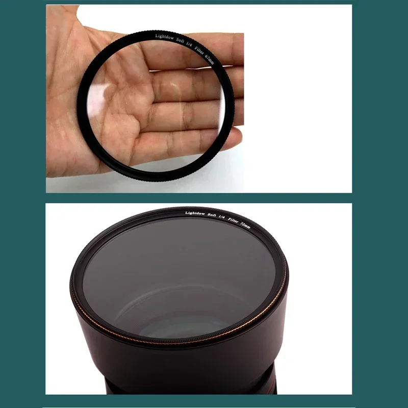 Lightdow الأبيض لينة عدسة تصفية 1/4 49 مللي متر-82 مللي متر لينة تصفية لكانون نيكون سوني عدسة الكاميرا RU USA ES في الخارج مستودع التسليم