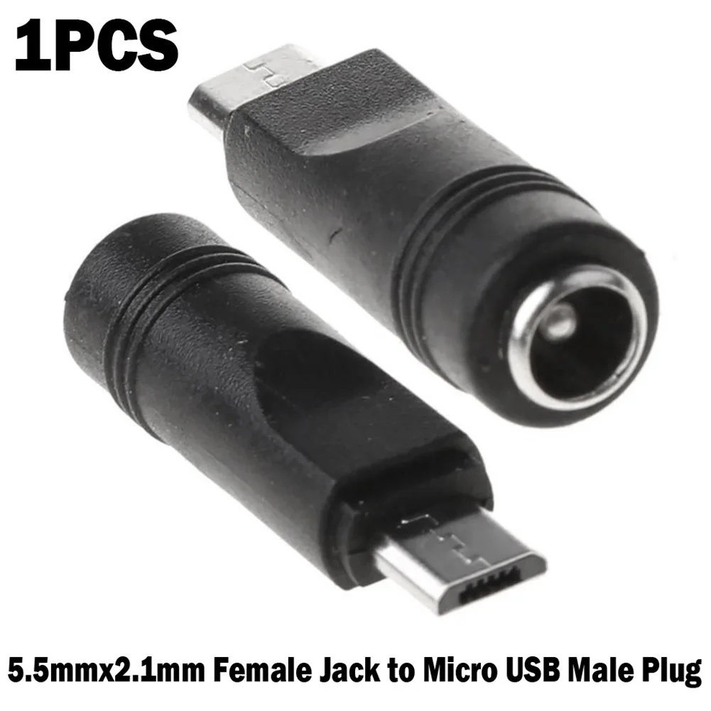 Type-C Power Adapter Converter Power Jack DC Power Conector 5.5mm X 2.1mm Female To USB Male DC Power Connector Adapter