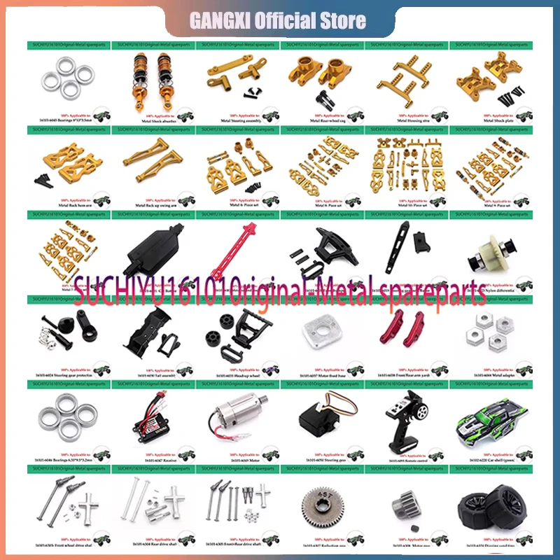 Accesorios Coche De Control Remoto, Piezas Actualización  Coche Juguete Alta Velocidad, Para SCY  16101, 16102, 16103, 16201