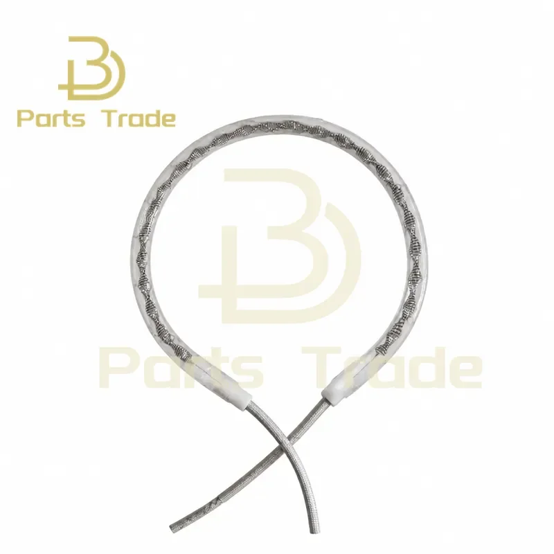 120V Convection Oven Parts Air Fryer Parts Round Glass Heating Tube 1200W 14cm Replacement Accessory