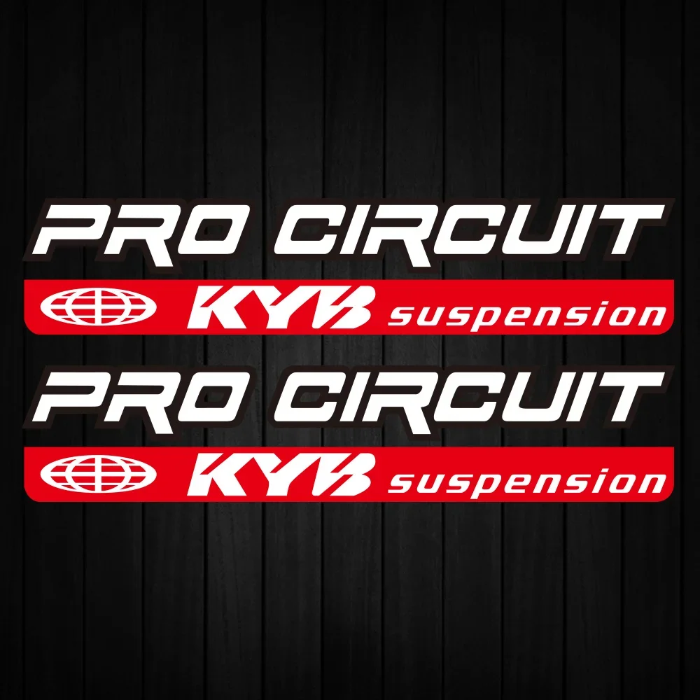 Reflective KYB Racing Suspension Shock Motorcycle Accessories Decal Sticker For Kawasaki Yamaha Tmax Suzuki Benelli KTM Honda