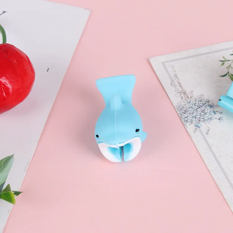 Защитный чехол для кабеля передачи данных, устройство для намотки кабеля с героями мультфильмов, мягкий клей, устройство для наклеивания, зарядный кабель, клей для животных